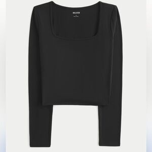 Pink and black hollister tops set of two